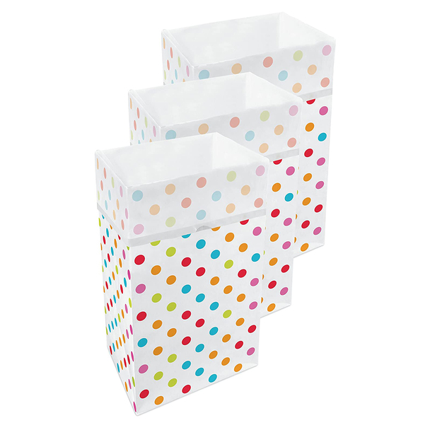 30 Gallon Clean Cubes, 3 Pack (Polka Dot Pattern)