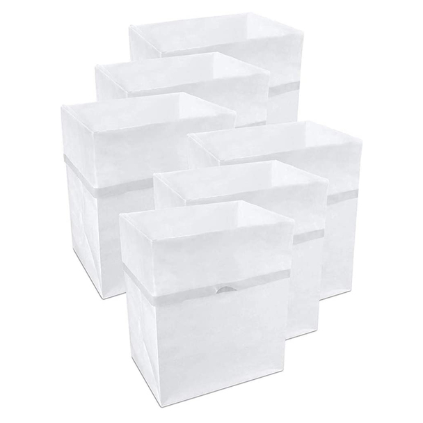 13 Gallon Clean Cubes, 6 Pack (White Pattern)