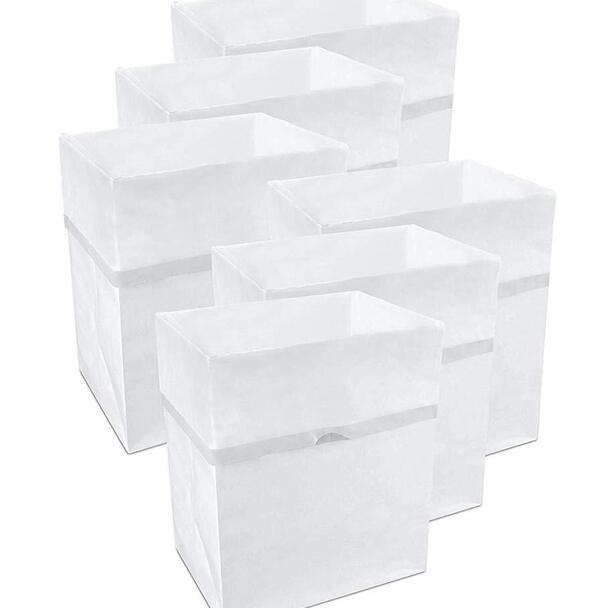 13 Gallon Clean Cubes, 6 Pack (White Pattern)