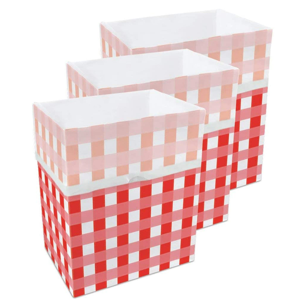 13 Gallon Clean Cubes, 3 Pack (Picnic Pattern)