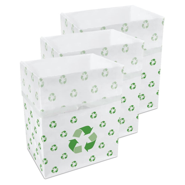 13 Gallon Clean Cubes, 3 Pack (Recycle Pattern)