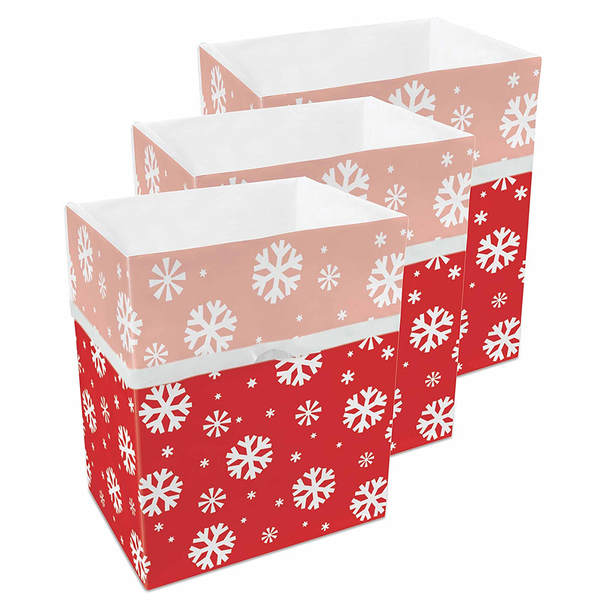 13 Gallon Clean Cubes, 3 Pack (Snowflake Pattern)