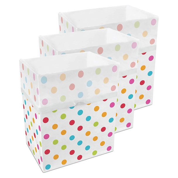 13 Gallon Clean Cubes, 3 Pack (Polka Dot)