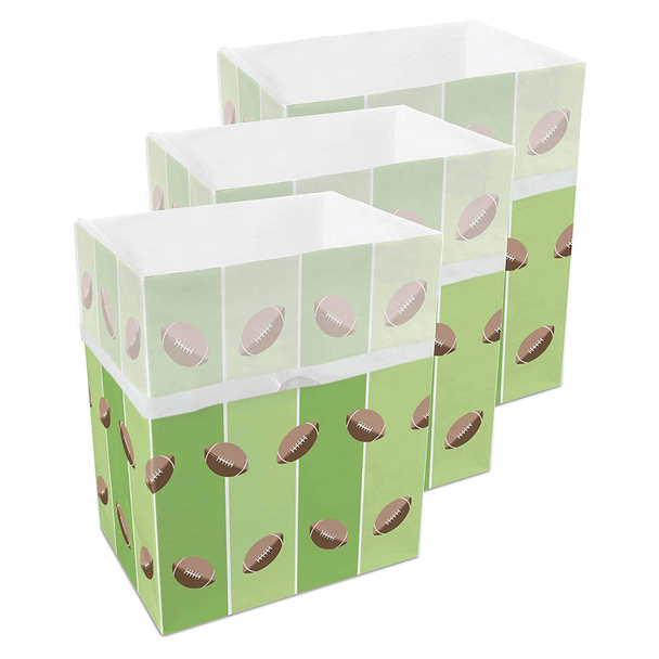 Clean Cubes 30 Gallon Disposable Trash Cans (3-Pack). Reusable Garbage and  Recycling Bins for Parties, Events, and More (Polka Dot - 30 Tall x 14